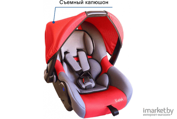 Детское автокресло Zlatek Colibri Lux красный (КРЕС0227)