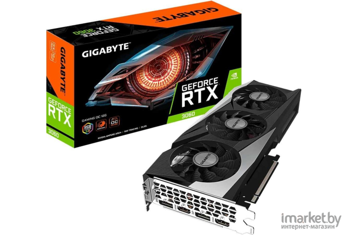 Видеокарта Gigabyte GeForce RTX 3060 Gaming OC 12GB GDDR6 (rev. 2.0)