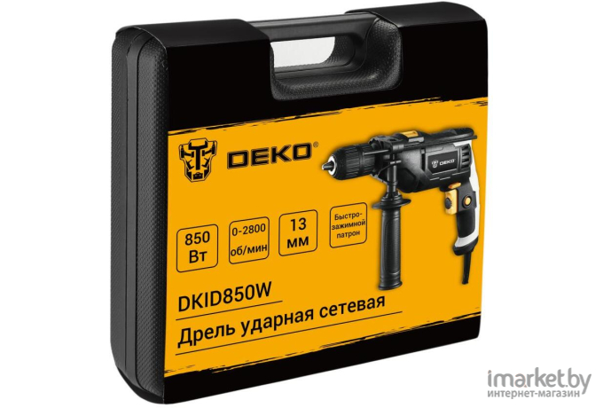 Ударная дрель Deko DKID850W (063-4326)