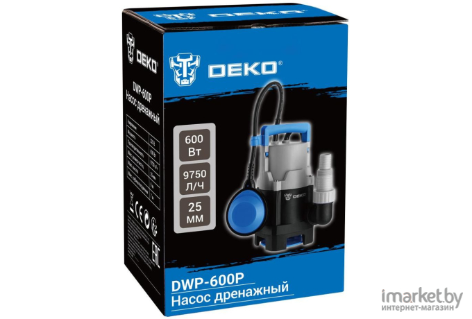 Дренажный насос Deko DWP-600P (076-0519)
