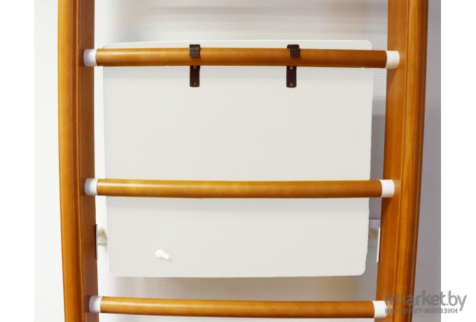 Kampfer Шведская стенка Helena Ceiling Busyboard № 1 натуральный стандарт/бизиборд белый (Helena Ceiling Busyboard натур станд/бизи белый)