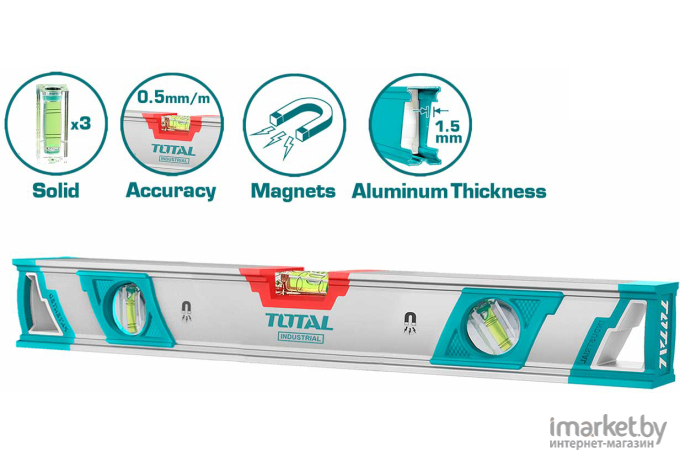 Уровень магнитный Total TMT212086M