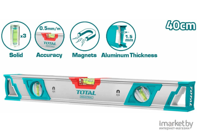 Уровень магнитный Total TMT24086M
