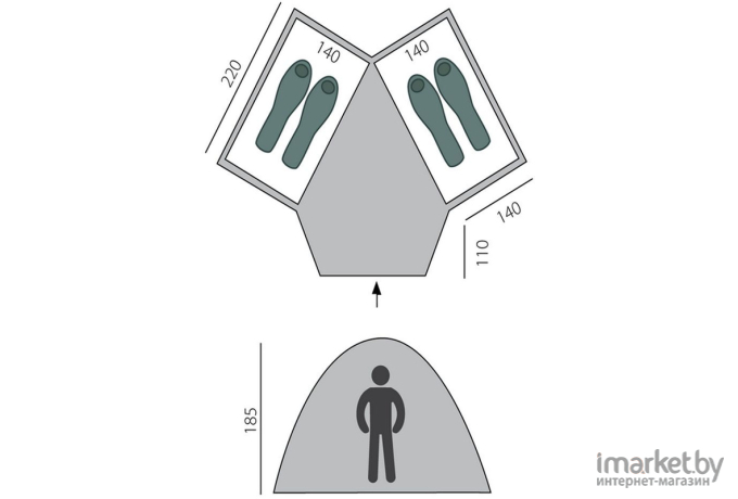 Кемпинговая палатка BTrace Arten Vega