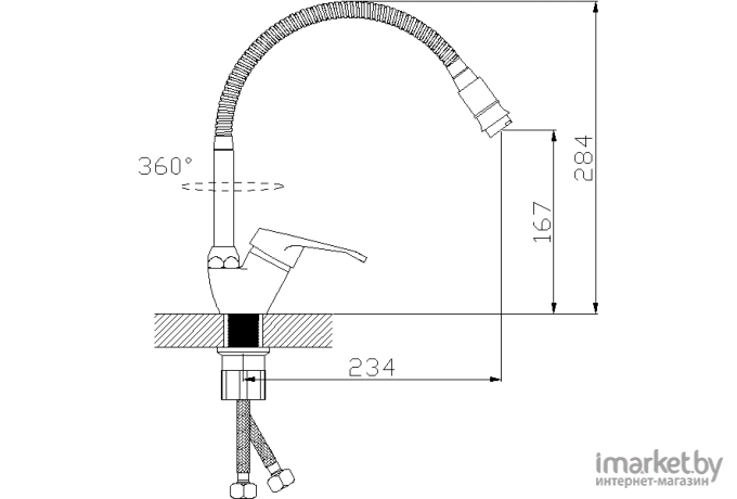 Смеситель Эверест B58-028