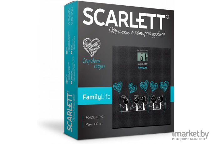 Весы напольные электронные Scarlett SC-BS33E019