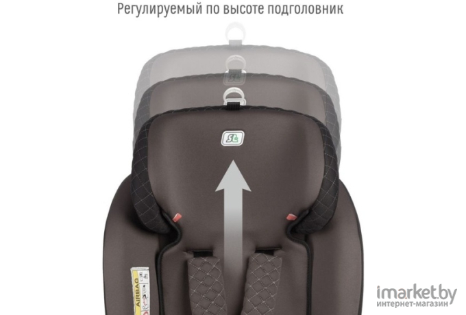 Детское автокресло SMART TRAVEL Boss Isofix смоки (KRES3579)