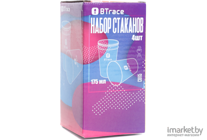 Набор стаканов BTrace 4 шт х 175 мл (С0115)