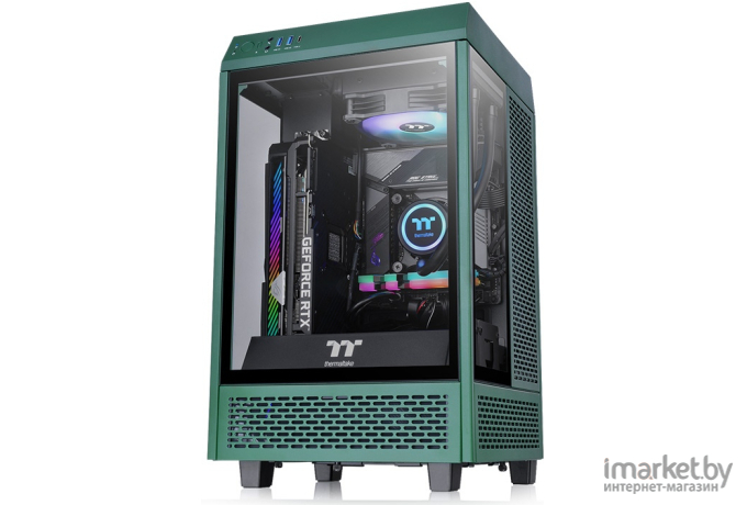 Корпус Thermaltake The Tower 100 Mini Racing Green (CA-1R3-00SCWN-00)