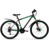 Велосипед AIST Quest Disc 26 р.16 2022 (серый/зеленый)