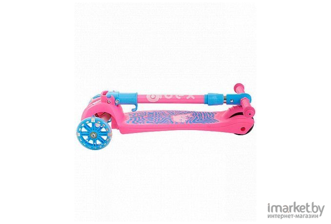 Самокат Ridex Wave 3-х колесный 120/90 мм розовый/голубой