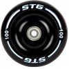 Колесо для трюкового самоката STG 110 мм черный/белый (Х108456)