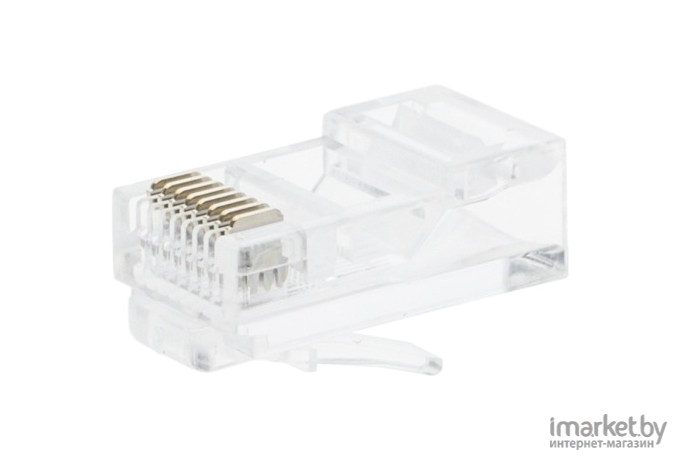 Коннектор TWT Lanmaster (TWT-PL45-8P8C) RJ45 UTP 8P8C. универсальный. cat.5e. 100 шт.