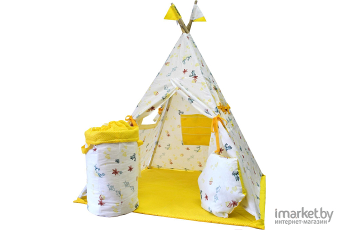 Игровая палатка Kampfer Вигвам желтый (K010231)