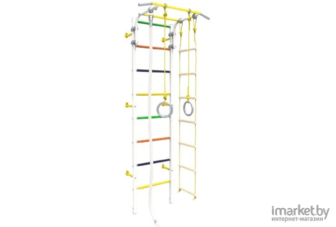 Шведская стенка Rokids Атлет-2ц белый