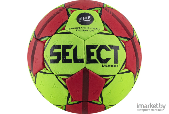 Мяч гандбольный Select Mundo №3 Senior зеленый/черный/красный (846211-443)
