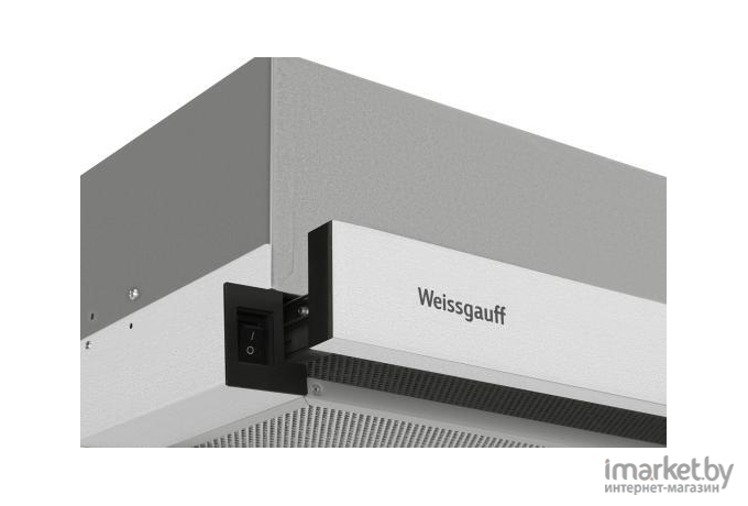Вытяжка встраиваемая Weissgauff TEL 05 1M IX управление: кнопочное 1 мотор белый (430003)