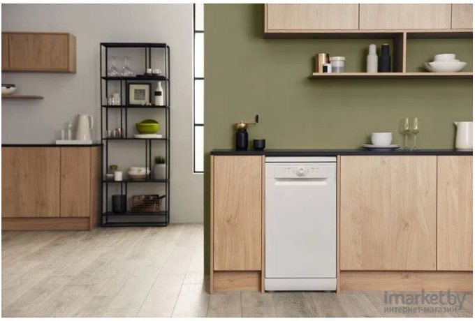 Посудомоечная машина Hotpoint-Ariston HSFE 1B0 C узкая белый (869991552630)