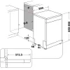 Посудомоечная машина Hotpoint-Ariston HFC 3C26 F полноразмерная белый (869991605710)