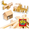 Игровой столярный набор плотника SES Creative Deluxe деревянный (00944)