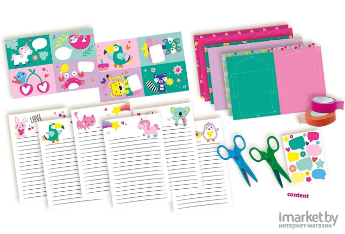 Набор для творчества SES Creative Создай свои собственные почтовые отправления, открытки, конверты (00108)