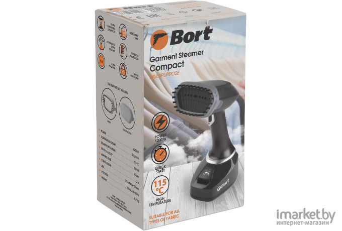 Отпариватель для одежды Bort Compact 93410976