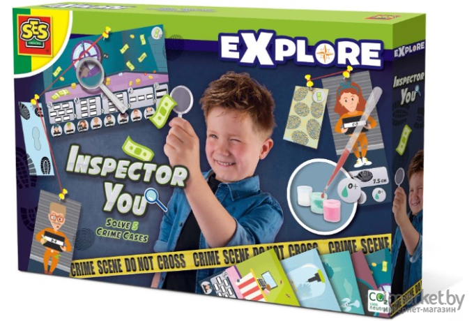 Игровой набор SES Creative Explore Раскрой 5 преступлений (25117)