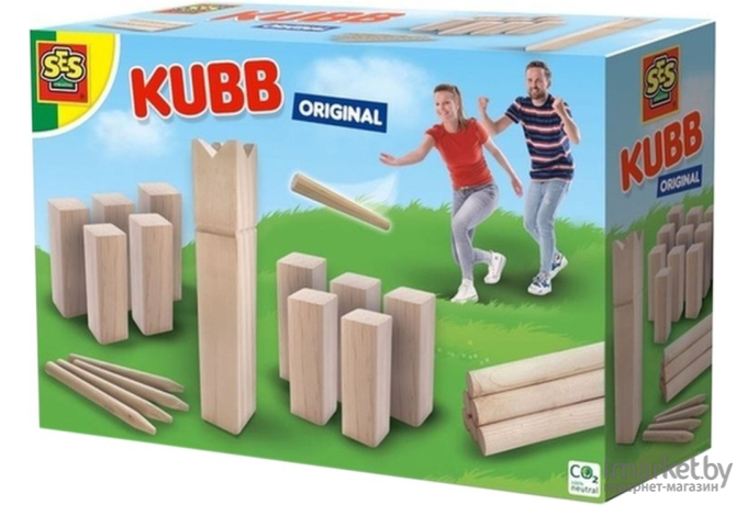 Набор игровой SES Creative для улицы KUBB Original Выбить Викинга (02299)