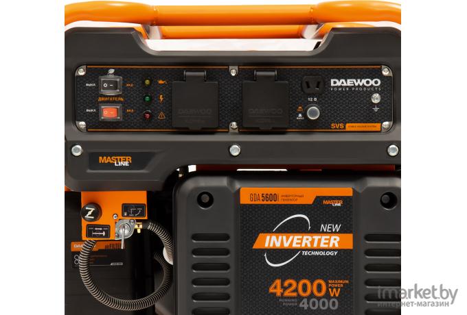 Бензиновый генератор Daewoo Power GDA 5600i