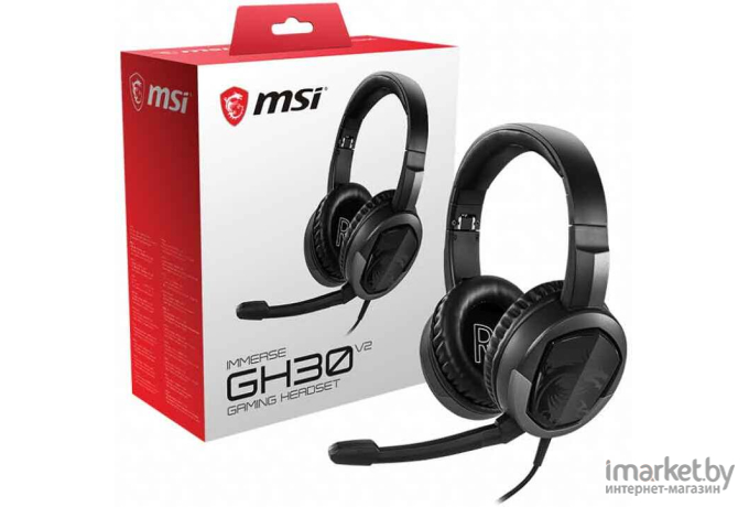 Наушники с микрофоном MSI IMMERSE GH30 V2 (S37-2101080-SV1)