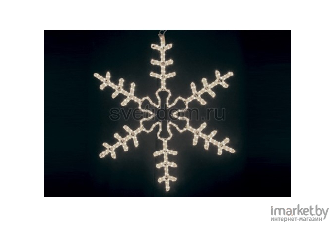 Фигура световая Большая Снежинка цвет белый, размер 95*95 см NEON-NIGHT
