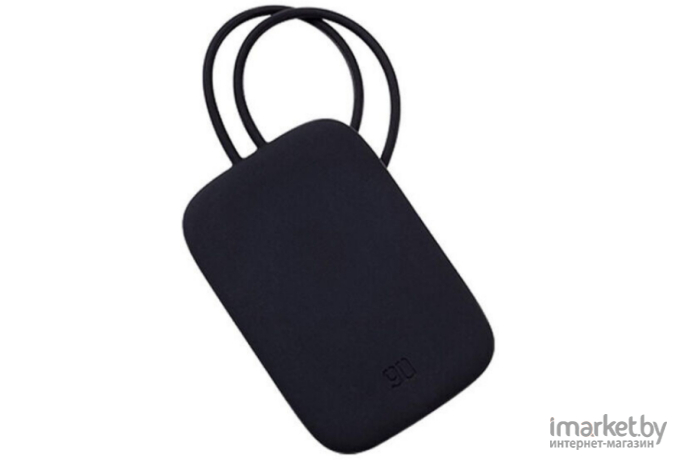 Силиконовая багажная бирка Ninetygo Silicone Luggage Tag Black