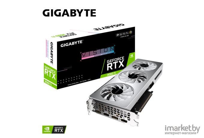 Видеокарта Gigabyte RTX3060 8GB (GV-N306TVISION OC-8GD)