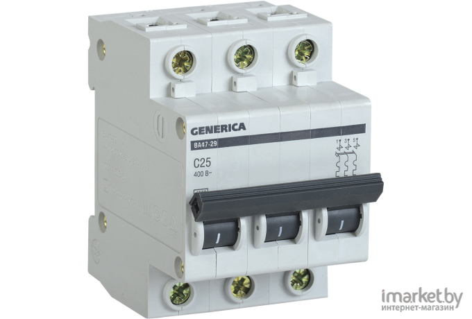 Автоматический выключатель IEK Generica MVA25-3-025-C
