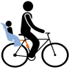 Детское велокресло Thule Ride Along Lite черный (100109)