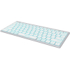 Клавиатура A4Tech Fstyler белый/синий (FX61)