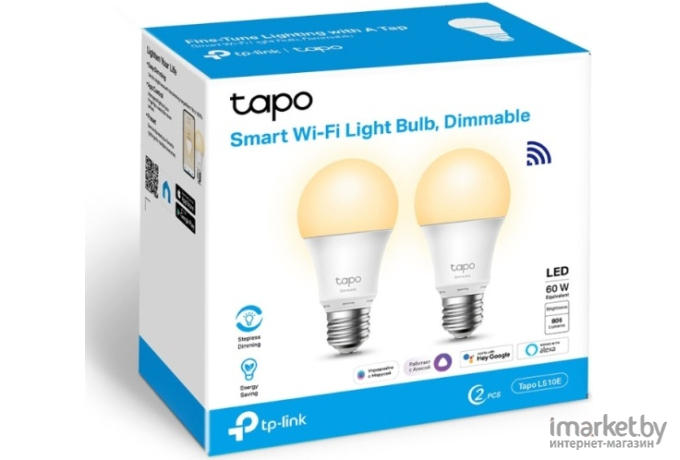 Комплект умных ламп TP-Link Tapo L510E (2pack)