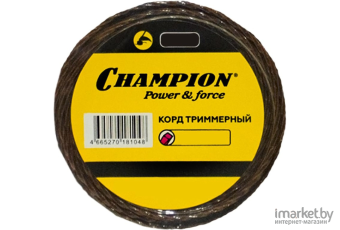 Корд для триммера Champion Magic 3.0мм*56м (витой квадрат)+нож (C7042)