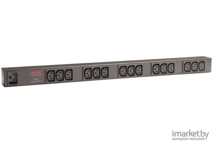 Блок распределения питания Dell 450-ADZO APC Basic Rack Zero U Rack-Mountable A C 230 V 24 Output Connectors