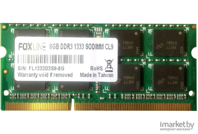 Оперативная память Foxline 16GB DDR4 SODIMM PC4-19200 (FL2400D4S17-16G)