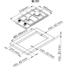 Газовая варочная панель ZorG Technology BL Domino (белый)