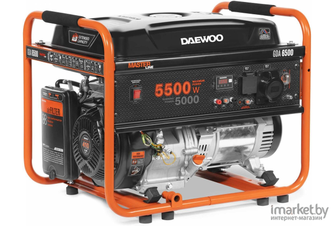 Бензиновый генератор Daewoo Power GDA 6500