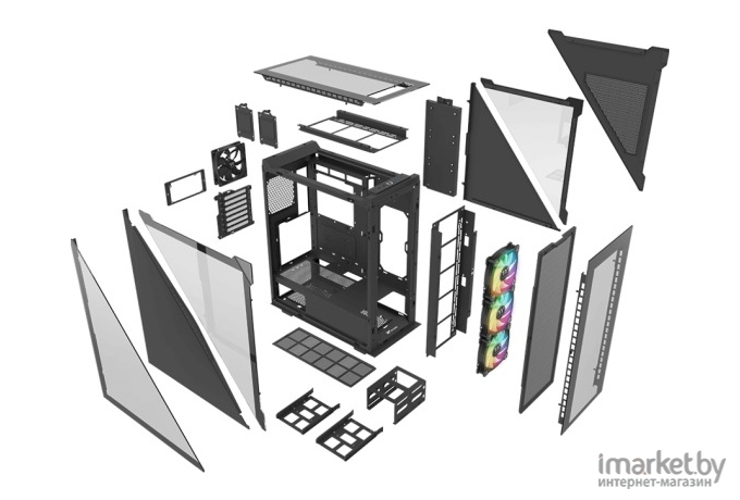 Корпус Thermaltake Divider 500 TG ARGB (CA-1T4-00M1WN-01)