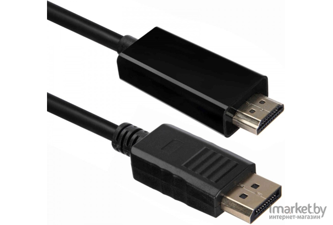 Кабель ACD DisplayPort - HDMI ACD-DDHM2-30B (3 м, черный)