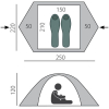 Треккинговая палатка BTrace Ion 2+