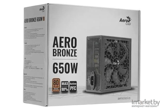 Блок питания Aerocool Aero Bronze 650W (ACPB-AR65AEC.11)