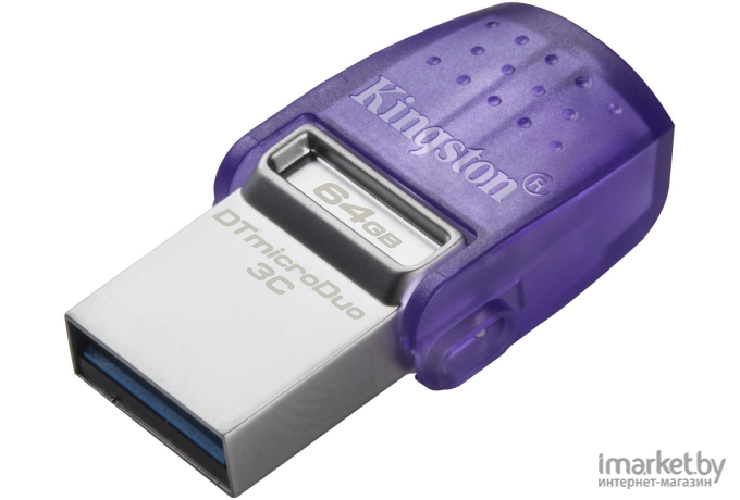 Флеш-диск Kingston DataTraveler microDuo 3C G3 64GB (DTDUO3CG3/64GB)