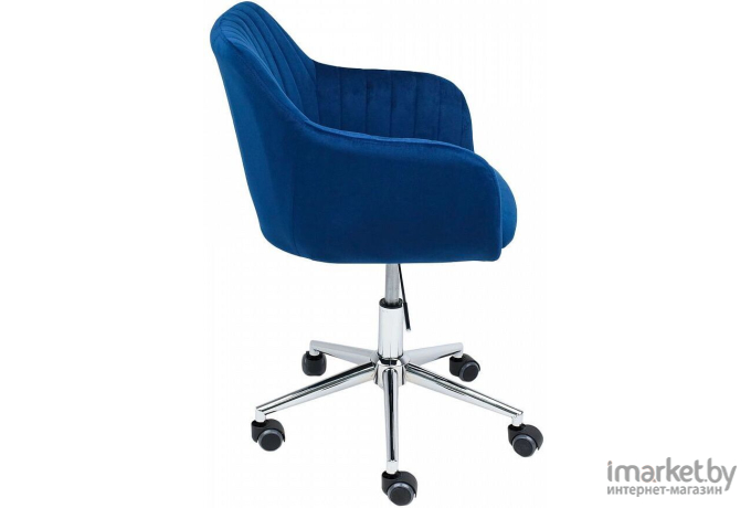 Офисное кресло AksHome Sark синий велюр/хром