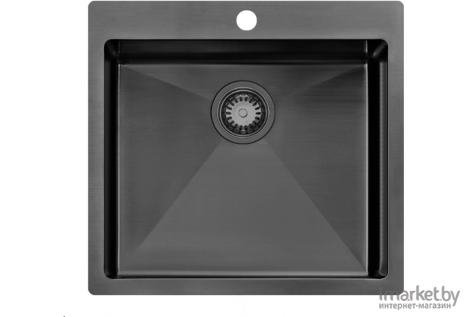 Кухонная мойка ZorG ZRN 5055 Nano PVD Gunblack 3мм