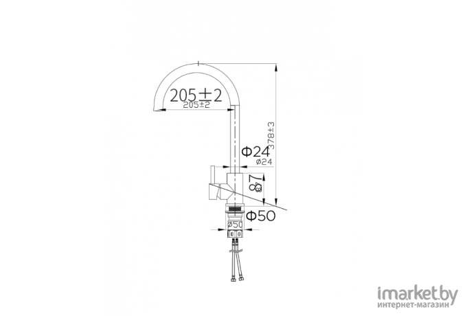 Смеситель ZorG ZRN Inox (980106)